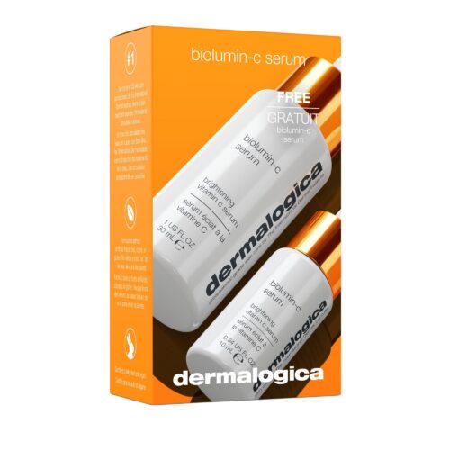 dermalogica the ultimate glow biolumin c serum and free travel size set at skincareme.co.uk