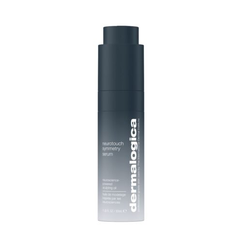 dermalogica neurotouch symmetry serum. a nourishing face serum combines neurotechnology and a biomimetic botanical blend to help visibly restore facial symmetry for a more sculpted appearance.