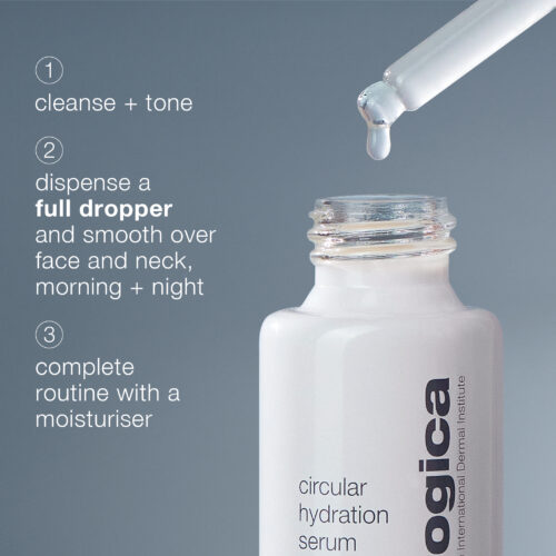 dermalogica circular hydration serum containing hyaluronic acid for long lasting hydration how to use skincareme uk
