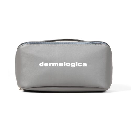 dermalogica branded grey travel bag skincareme uk
